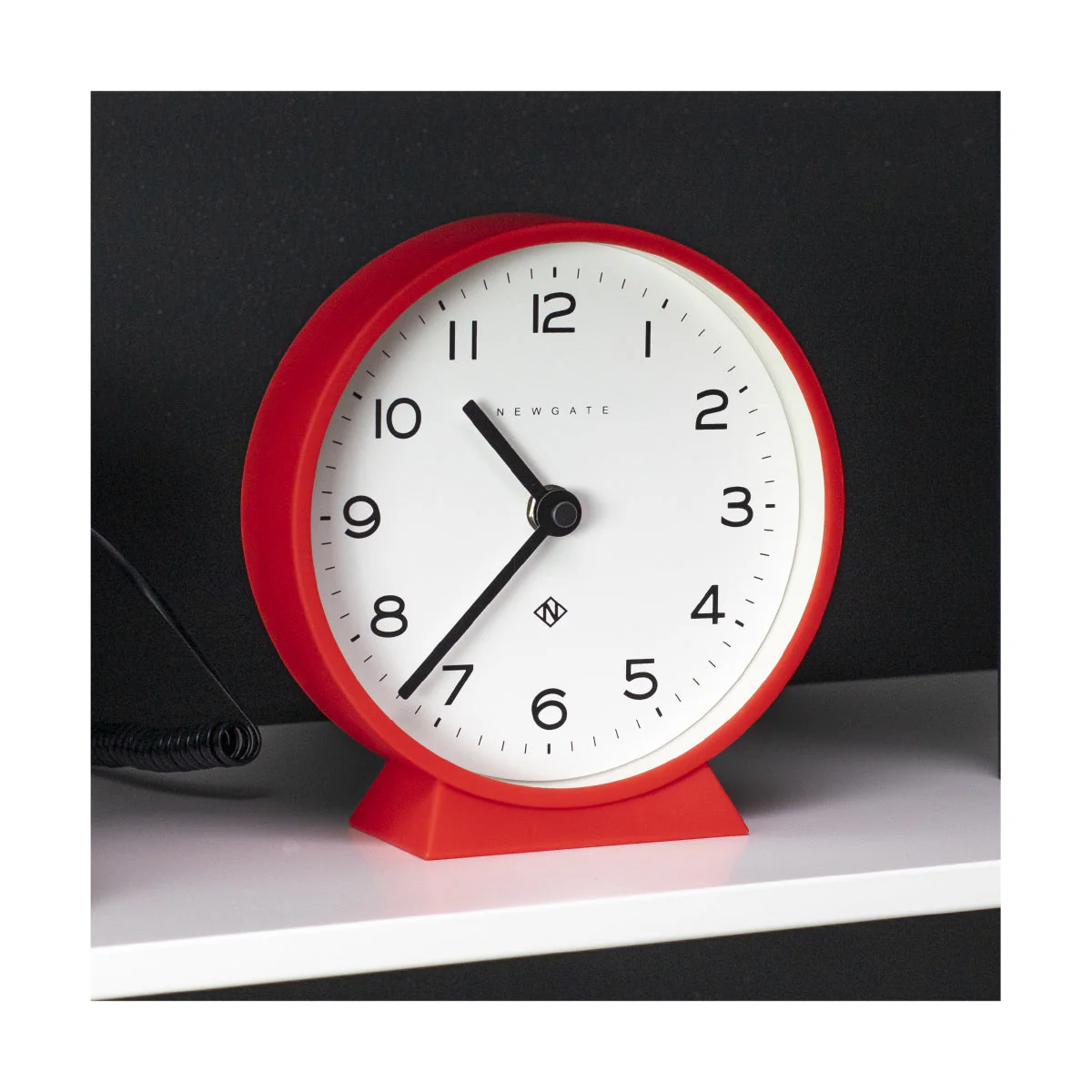 Newgate M Mantel Echo Clock in Red - Image 4