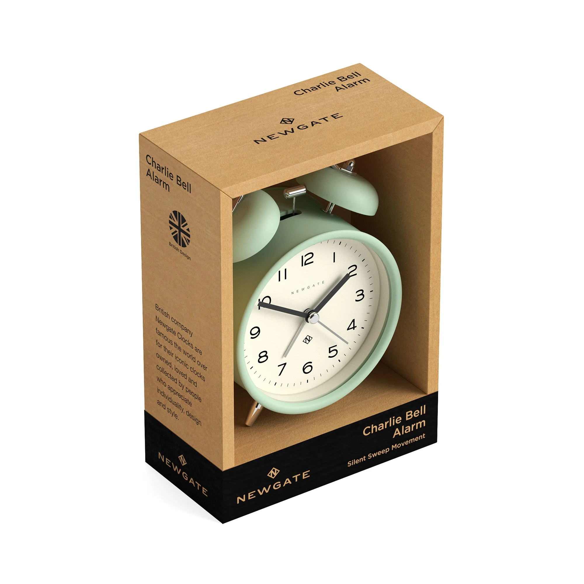 Newgate Echo Alarm Clock in Neo-Mint - Image 4