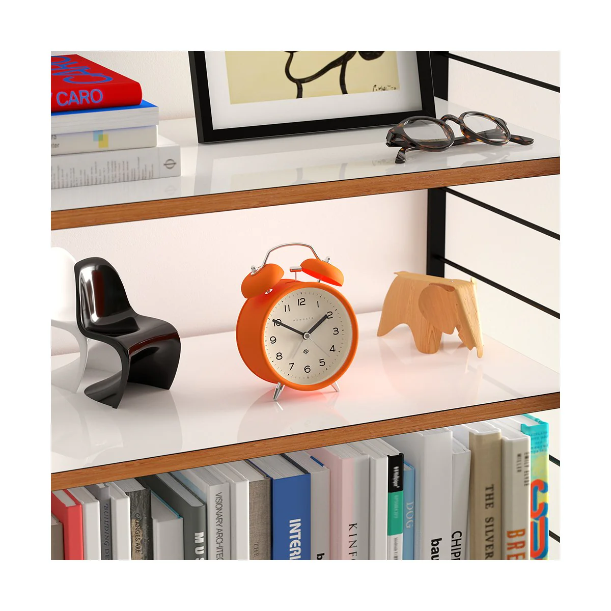 Newgate Echo Alarm Clock in Orange - Image 4