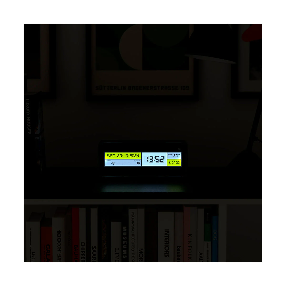 Newgate Futurama LCD Clock in Black - Image 11