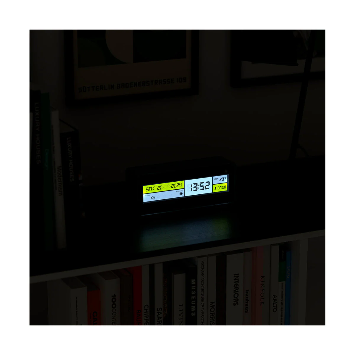 Newgate Futurama LCD Clock in Black - Image 4