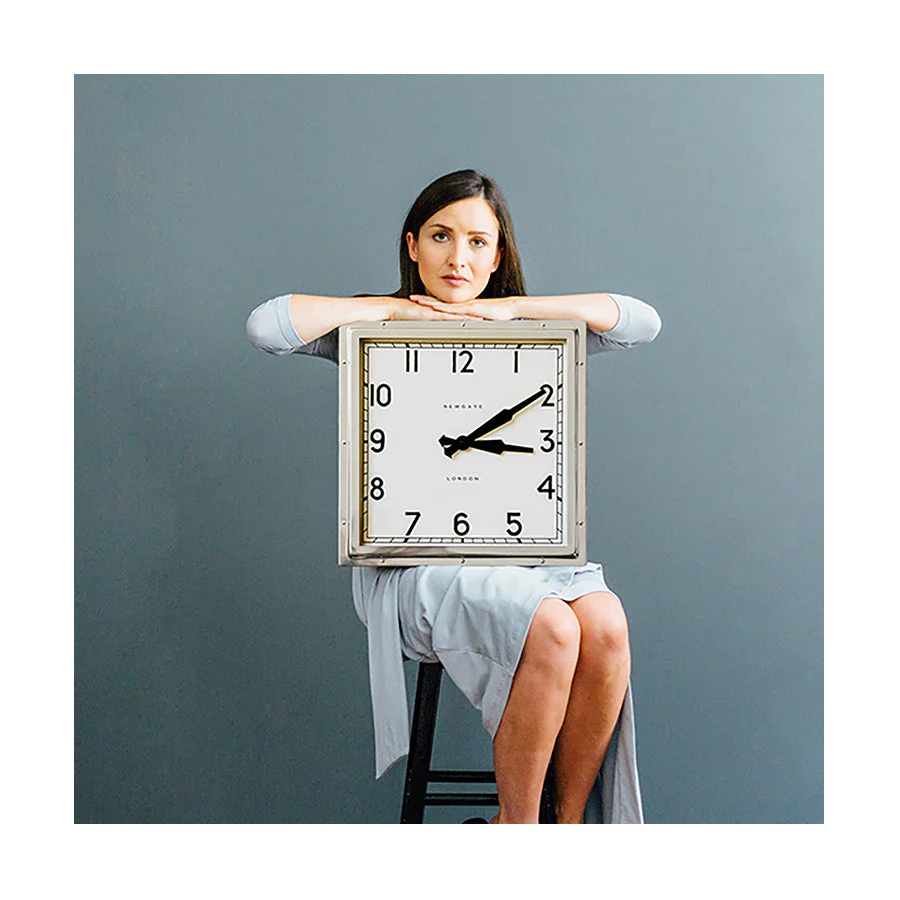 Newgate Quad Wall Clock in Stainless Steel - Image 5