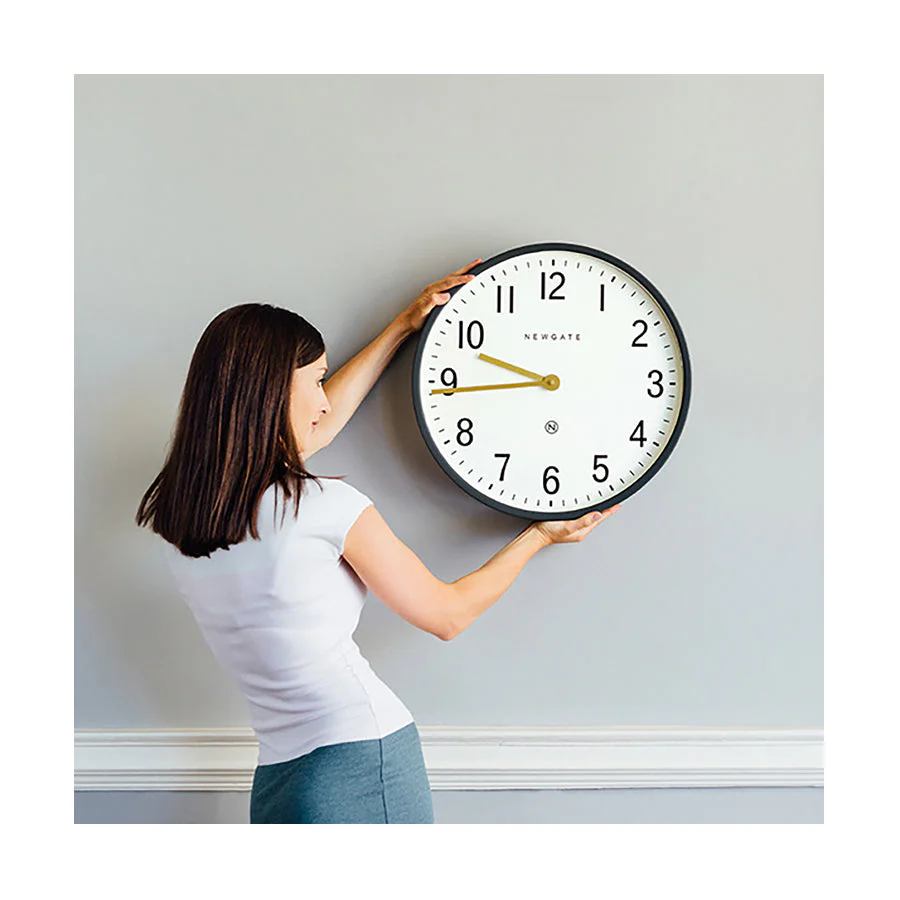 Newgate Mr Edwards Wall Clock in Grey - Image 5