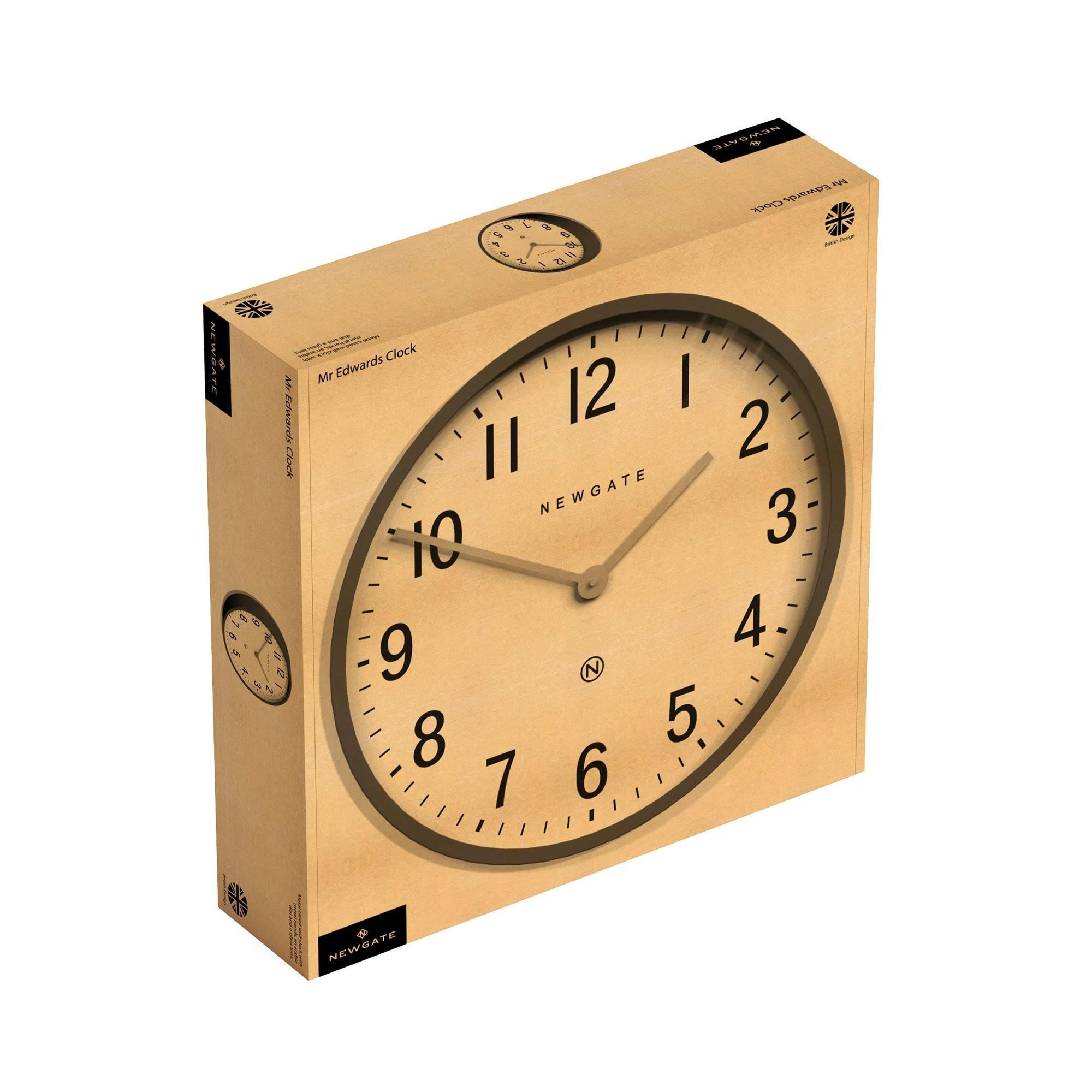 Newgate Mr Edwards Wall Clock in Grey - Image 6