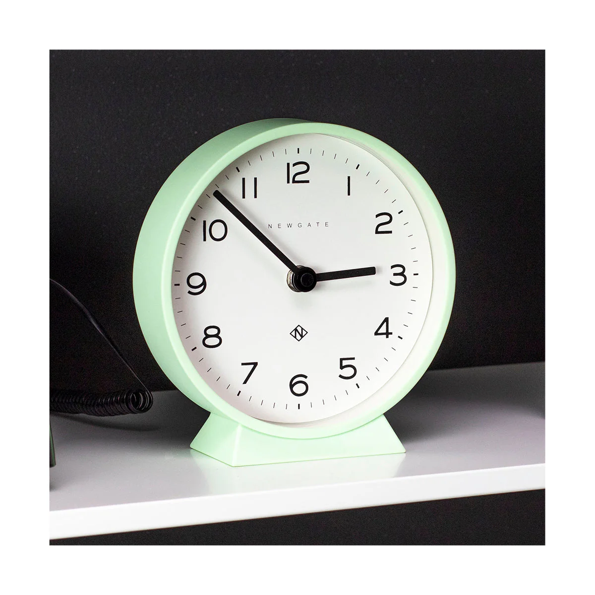 Newgate M Mantel Echo Clock in Neo-Mint - Image 4
