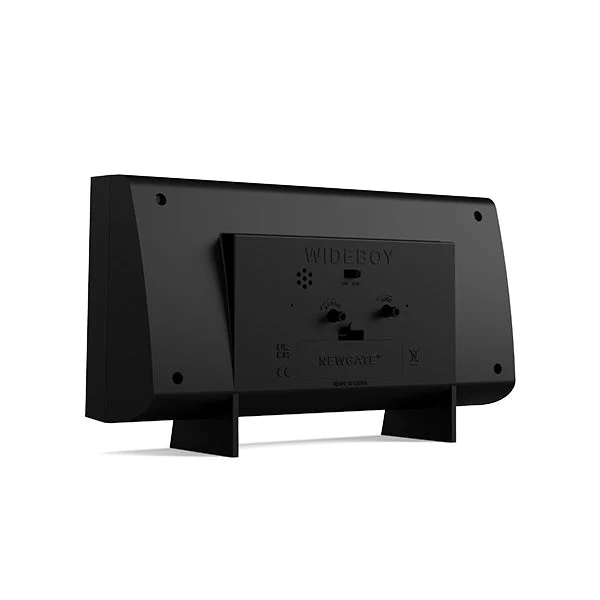 Newgate Wideboy Alarm Clock in Black and Cream - Image 3