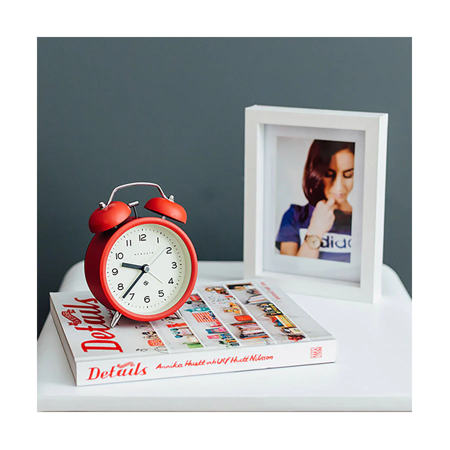 Newgate Echo Alarm Clock in Red - Image 3