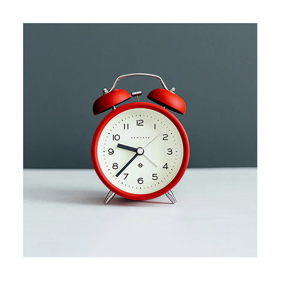 Newgate Echo Alarm Clock in Red - Image 5