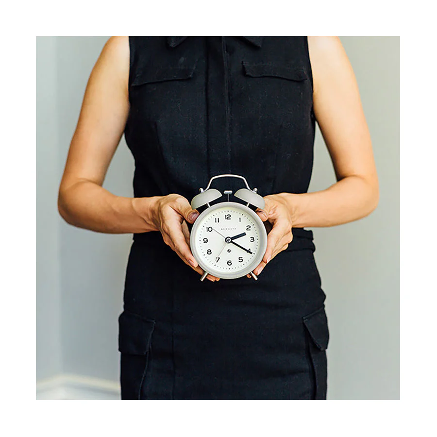 Newgate Echo Alarm Clock in Grey - Image 3