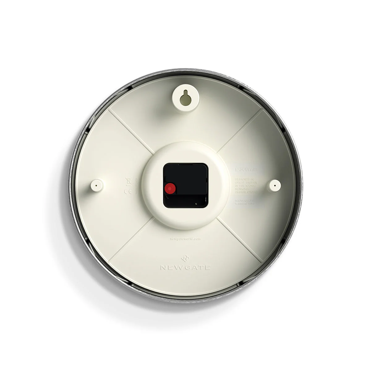Newgate Luggage Wall Clock in Galvanised and Blue - Image 4