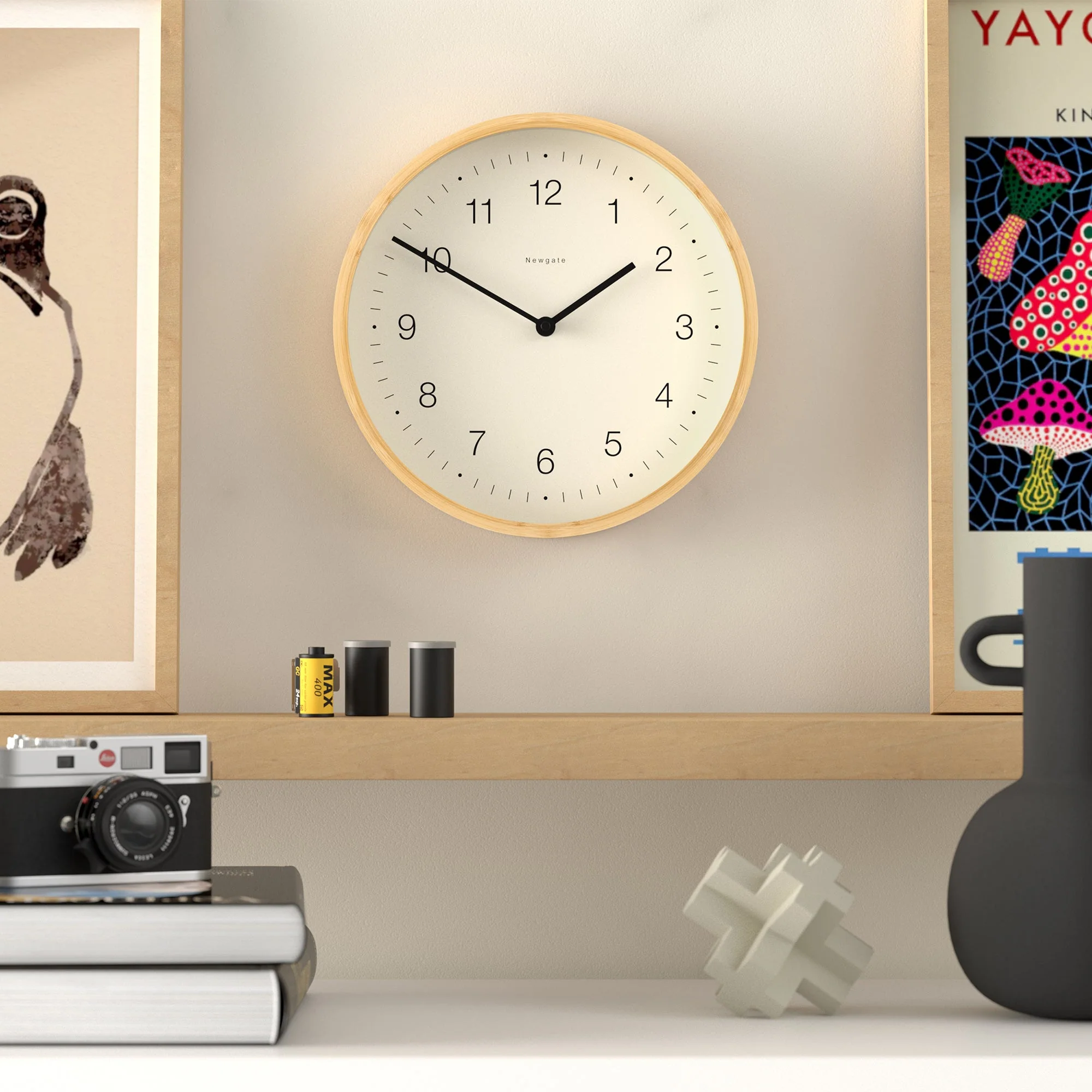 Newgate Bali Wall Clock in Bamboo - Image 3