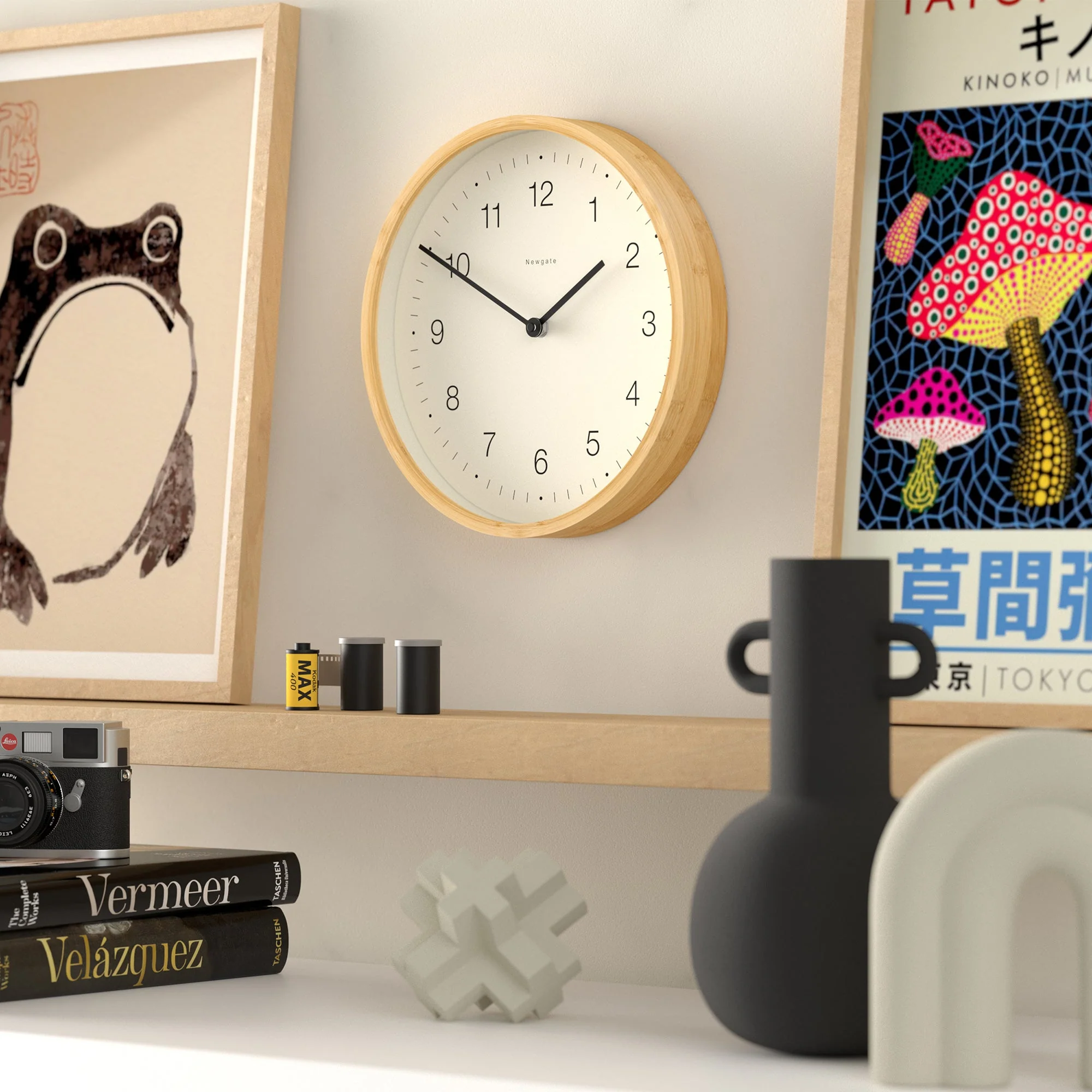 Newgate Bali Wall Clock in Bamboo - Image 4
