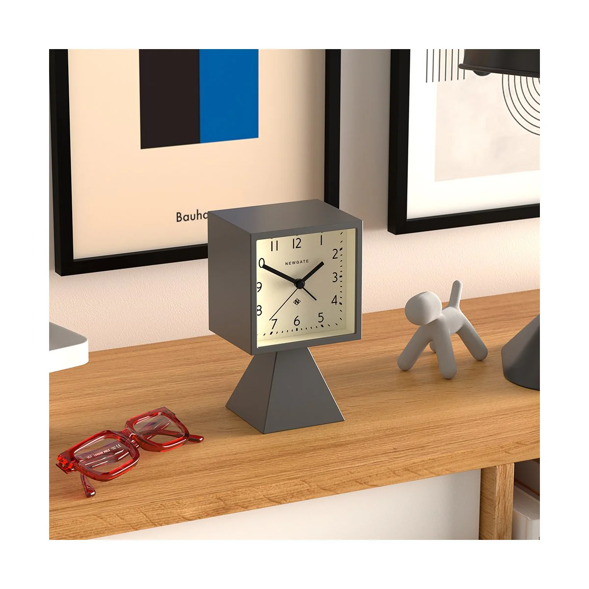 Newgate Brian Alarm Clock in Grey - Image 4