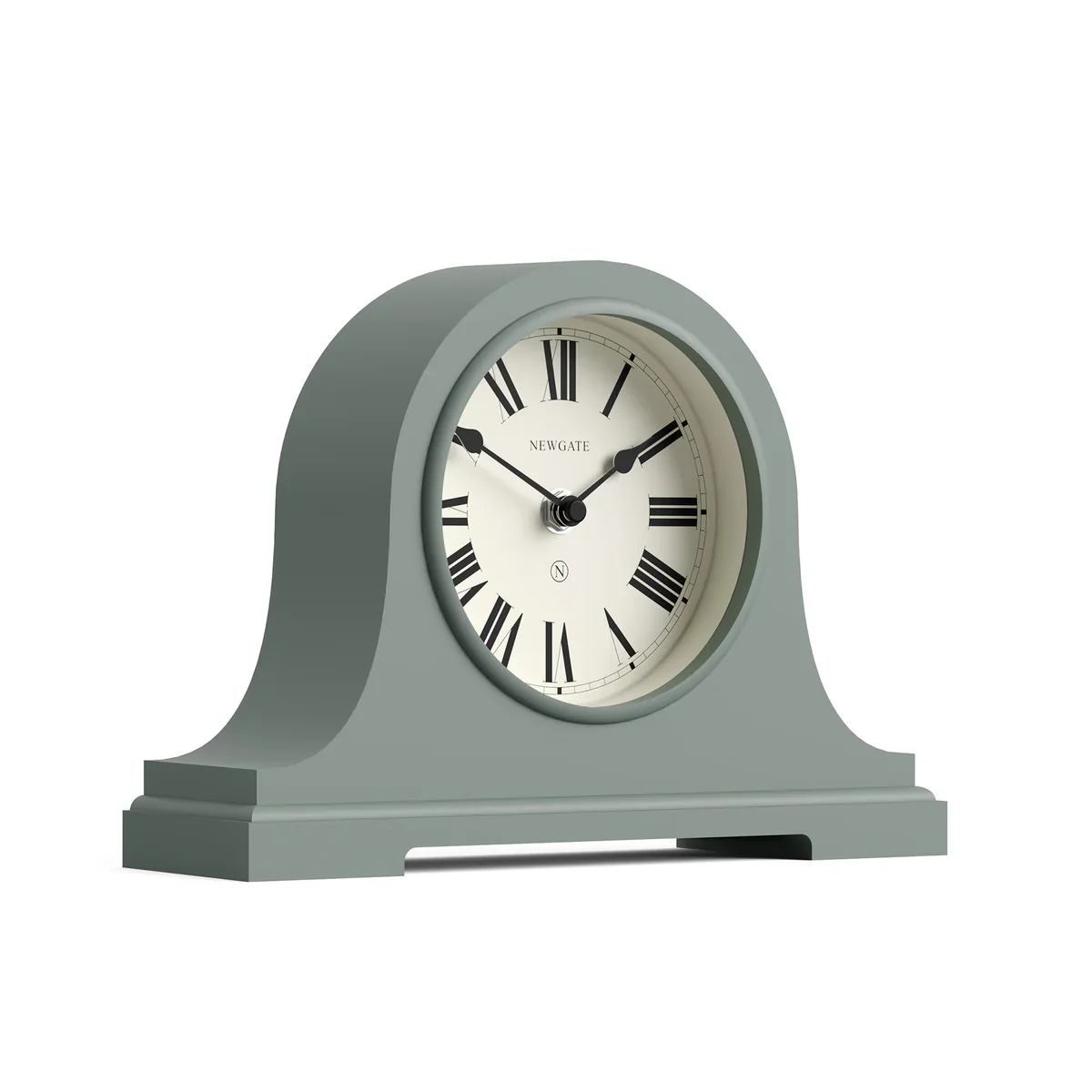Newgate Broadway mantel clock in asparagus green - Image 2