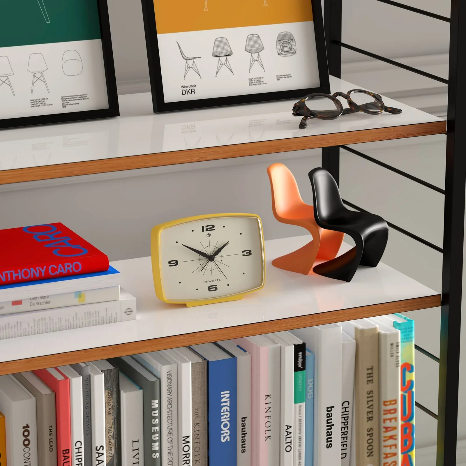Newgate Brooklyn Alarm Clock in Yellow - Image 4