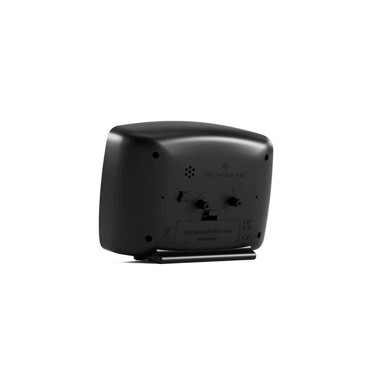 Newgate Brooklyn Alarm Clock in Black - Image 5