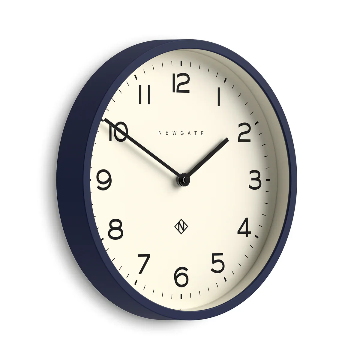 Newgate Echo Number Four wall clock in Midnight Blue - Image 2