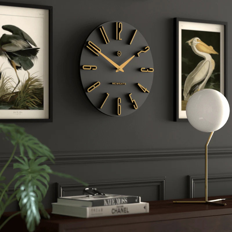 Newgate Empire State wall clock in black - Image 6