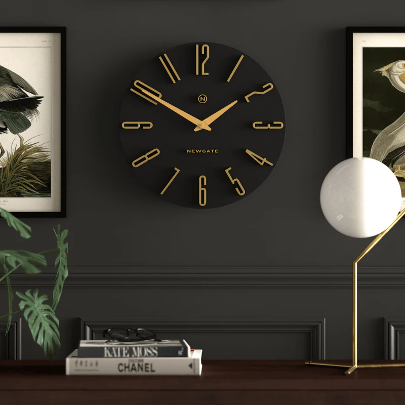 Newgate Empire State wall clock in black - Image 7