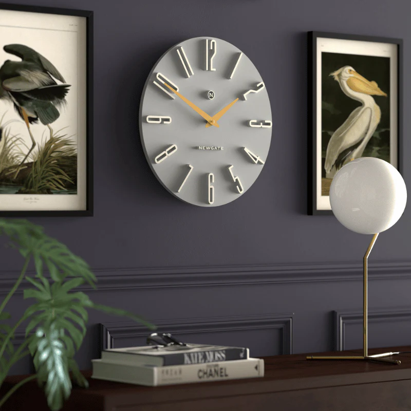 Newgate Empire State wall clock in Grey - Image 6
