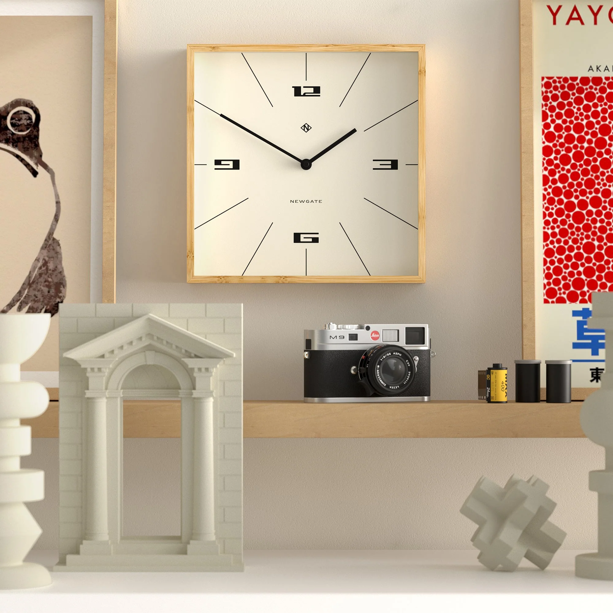 Newgate Fiji Wall Clock in Bamboo - Image 3