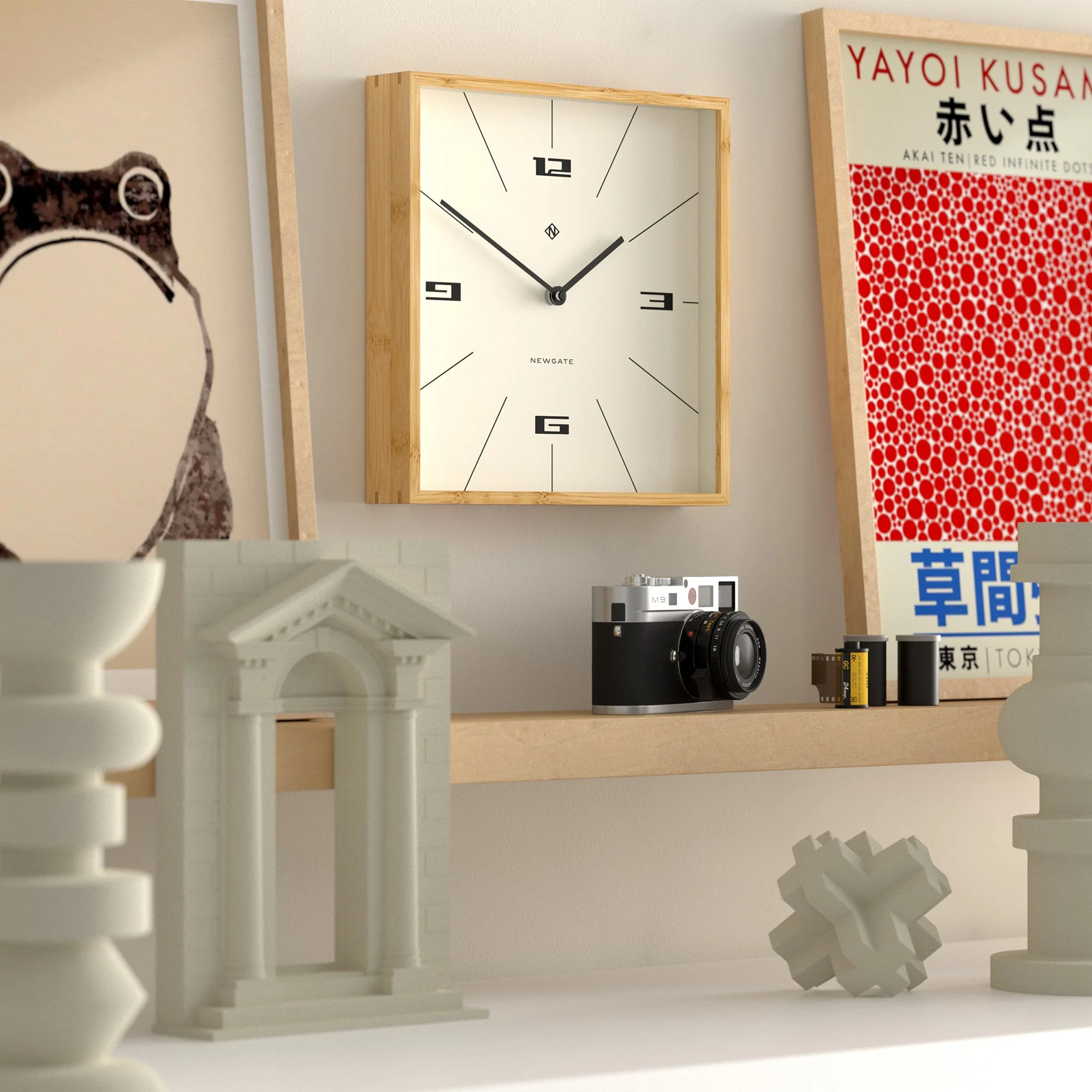 Newgate Fiji Wall Clock in Bamboo - Image 4