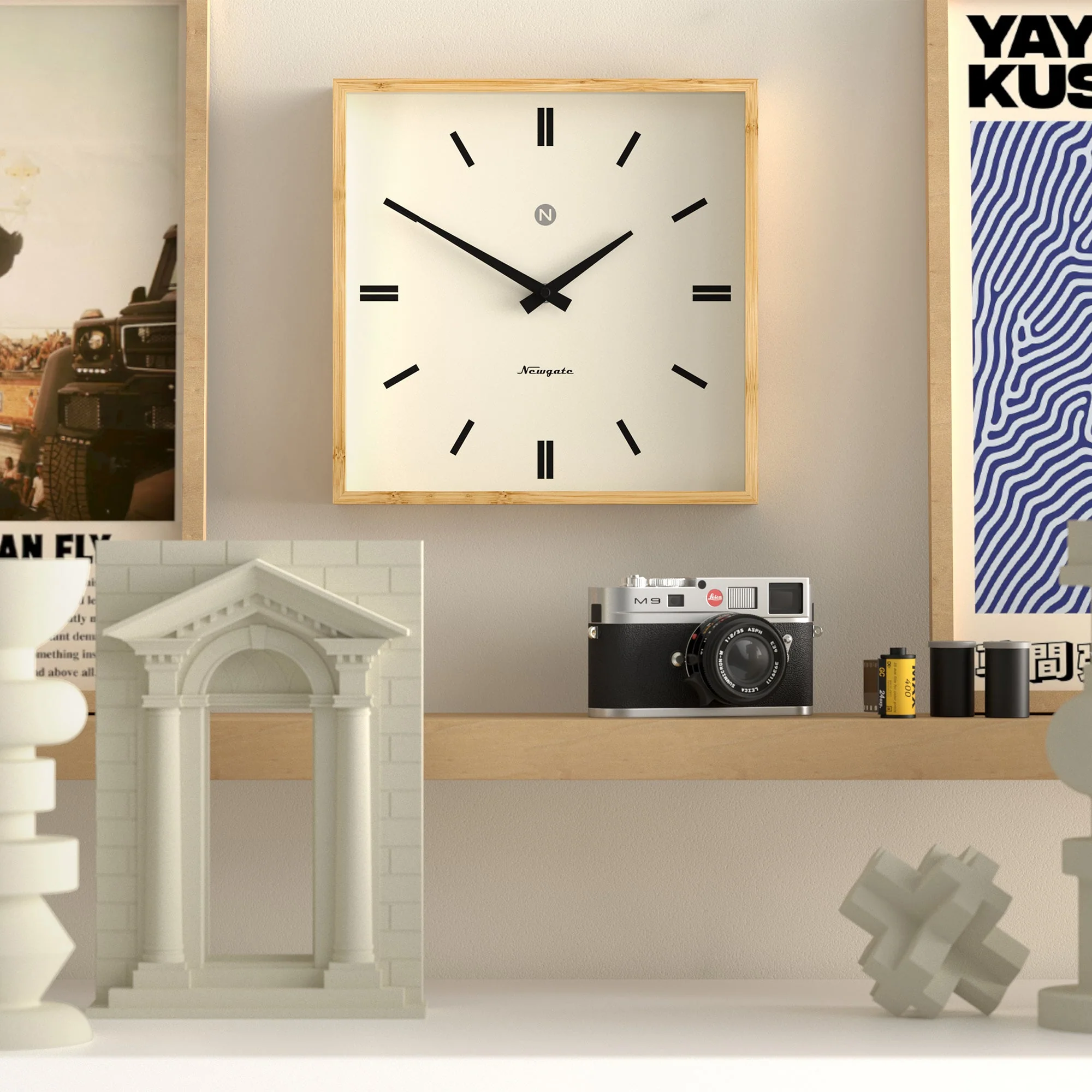 Newgate Fiji Wall Clock in Bamboo - Image 3