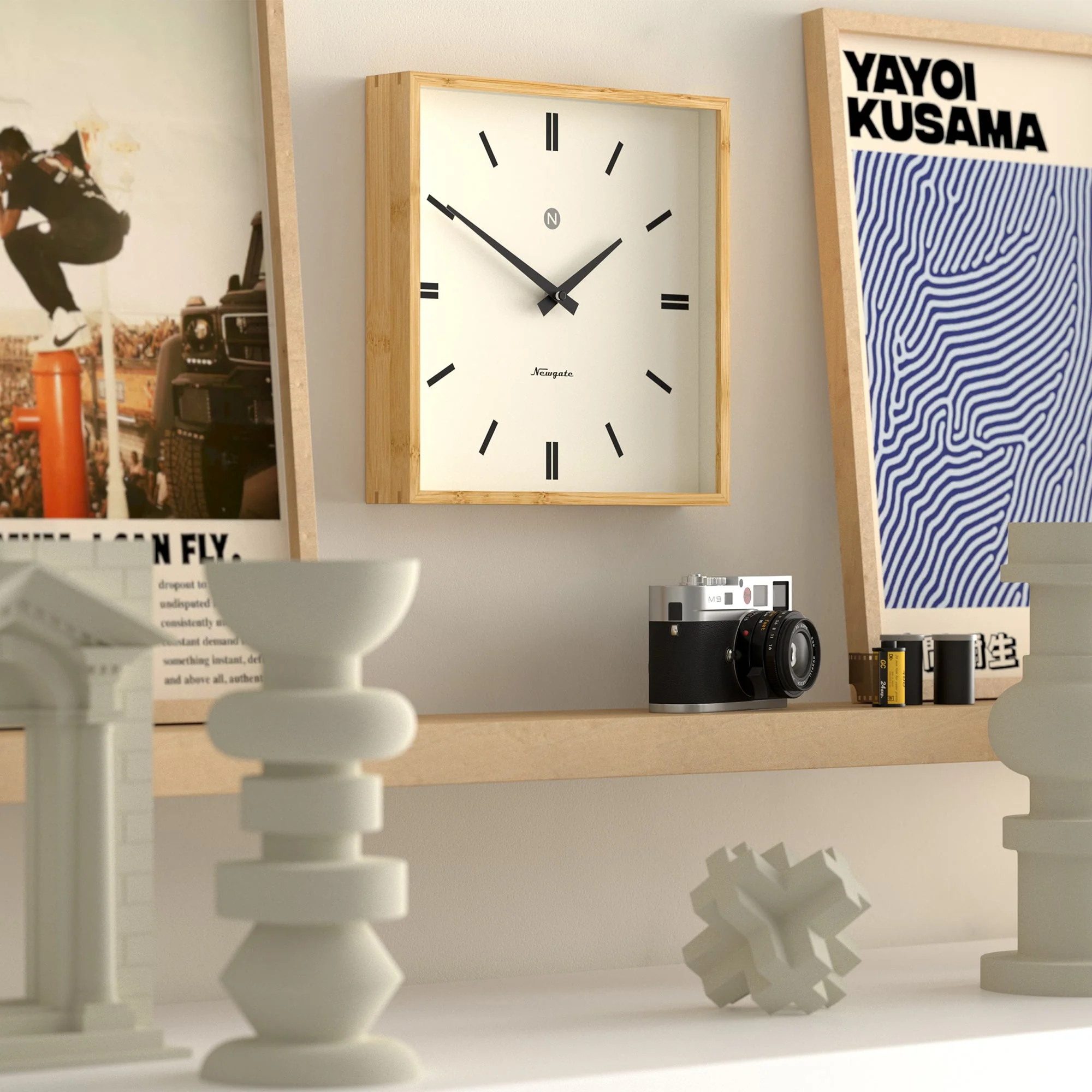 Newgate Fiji Wall Clock in Bamboo - Image 4