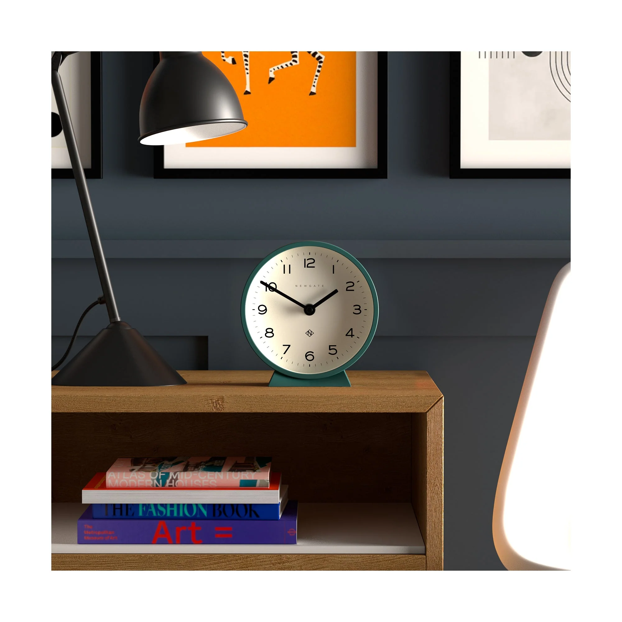 Newgate M Mantel Echo Clock in Eden Green - Image 3