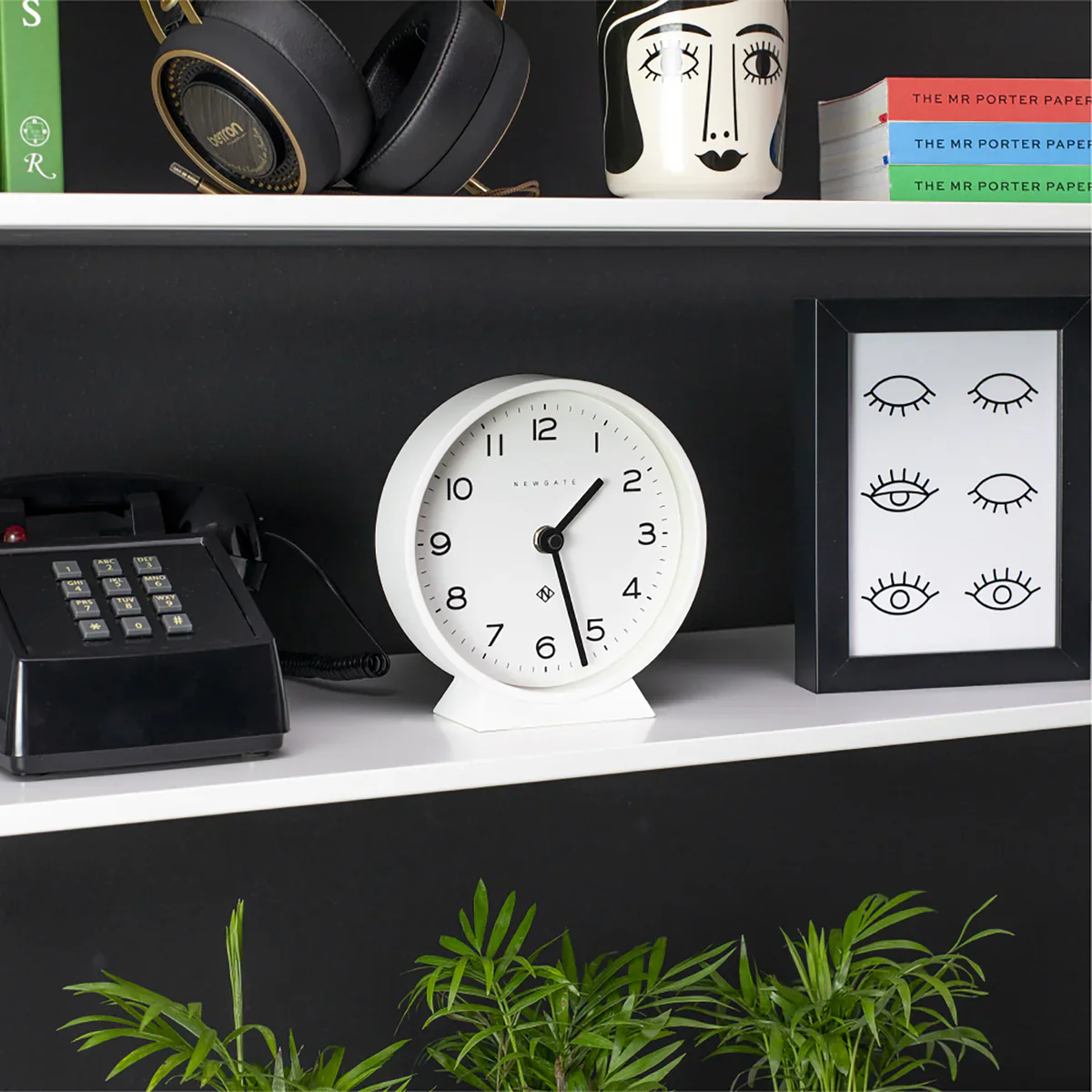 Newgate M Mantel Echo Clock in Pale White - Image 3