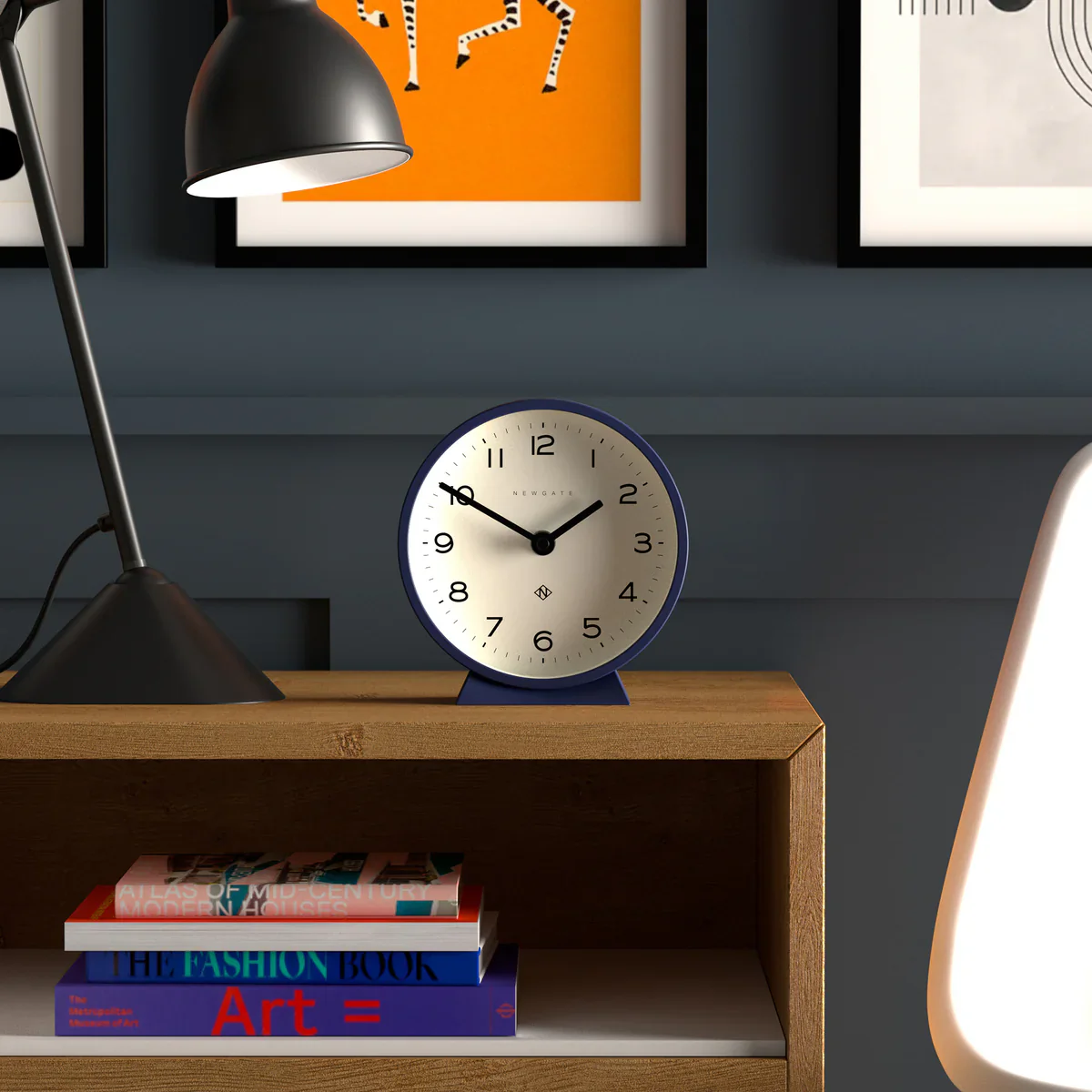 Newgate M Mantel Echo Clock in Midnight Blue - Image 3