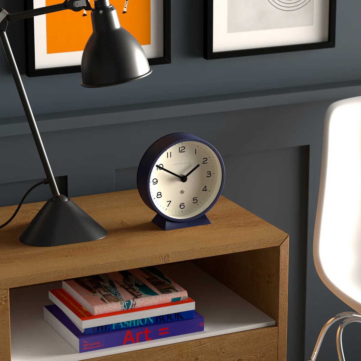Newgate M Mantel Echo Clock in Midnight Blue - Image 4