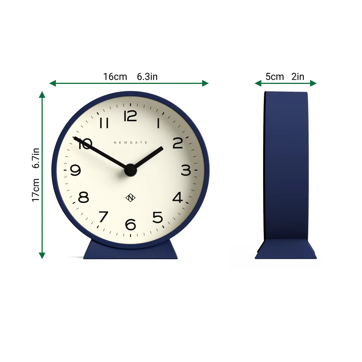 Newgate M Mantel Echo Clock in Midnight Blue - Image 5
