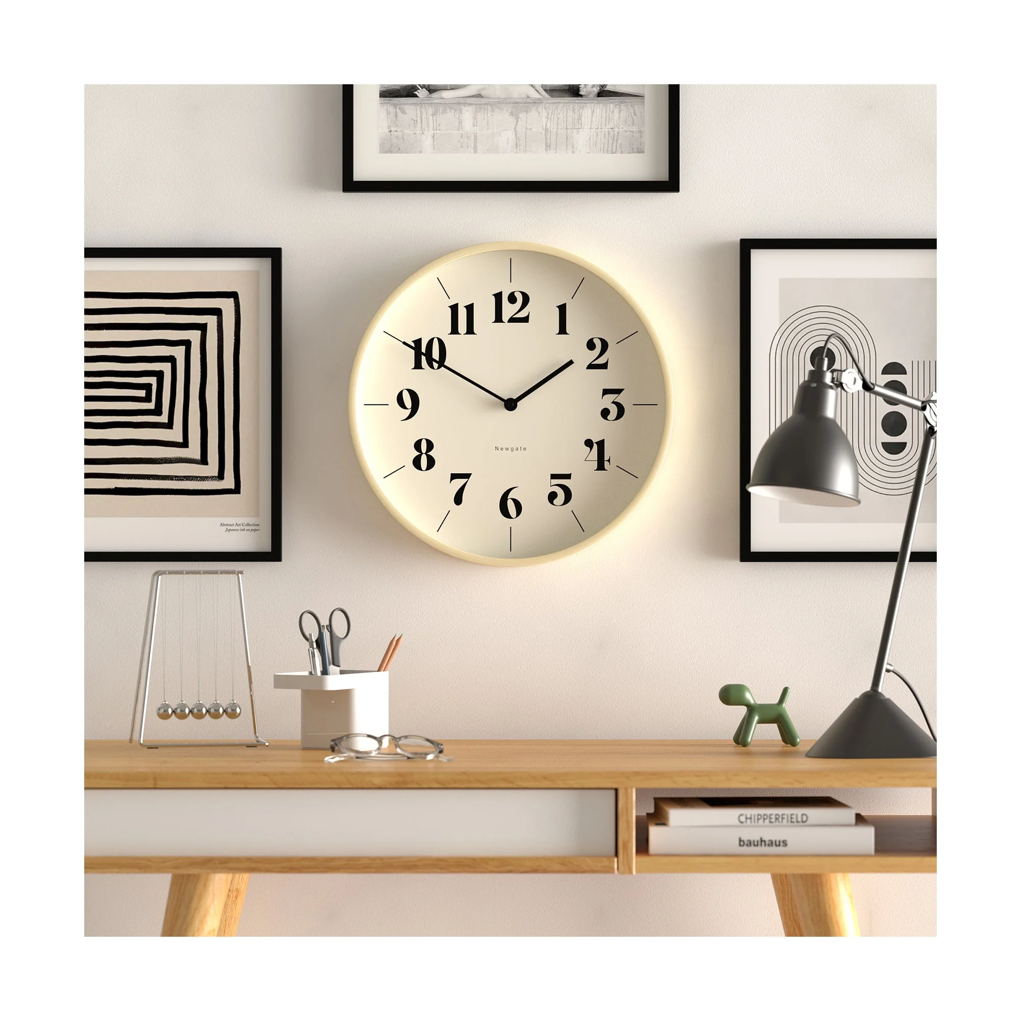 Newgate Mr Clarke Hopscotch Wall Clock in Plywood - Image 3