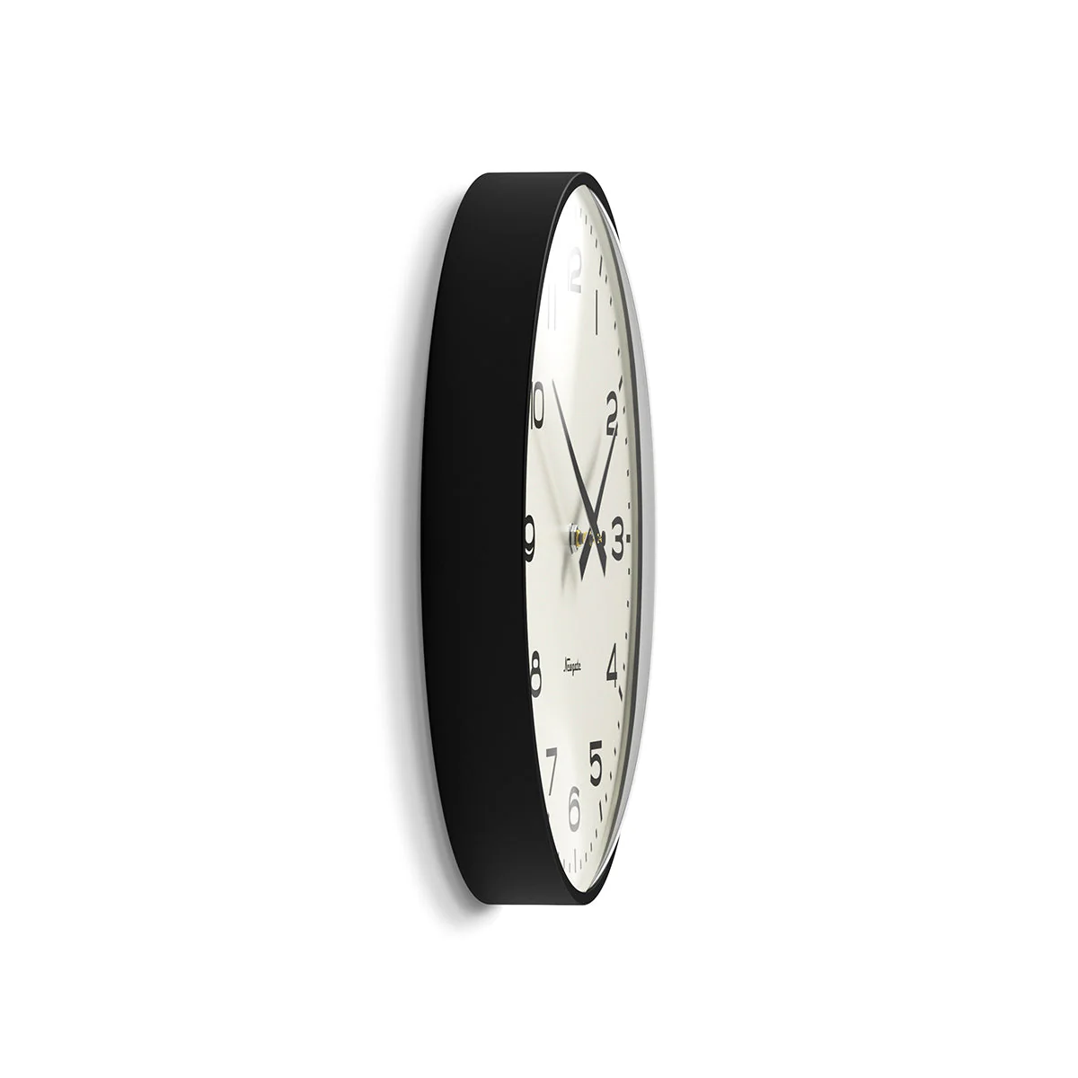 Newgate Radio City Wall Clock in Black - Image 3