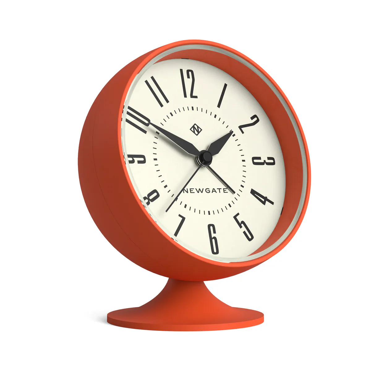 Newgate Spheric alarm clock in orange - Image 2