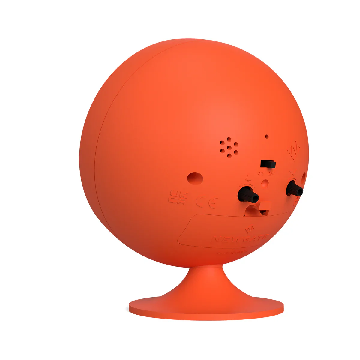 Newgate Spheric alarm clock in orange - Image 7