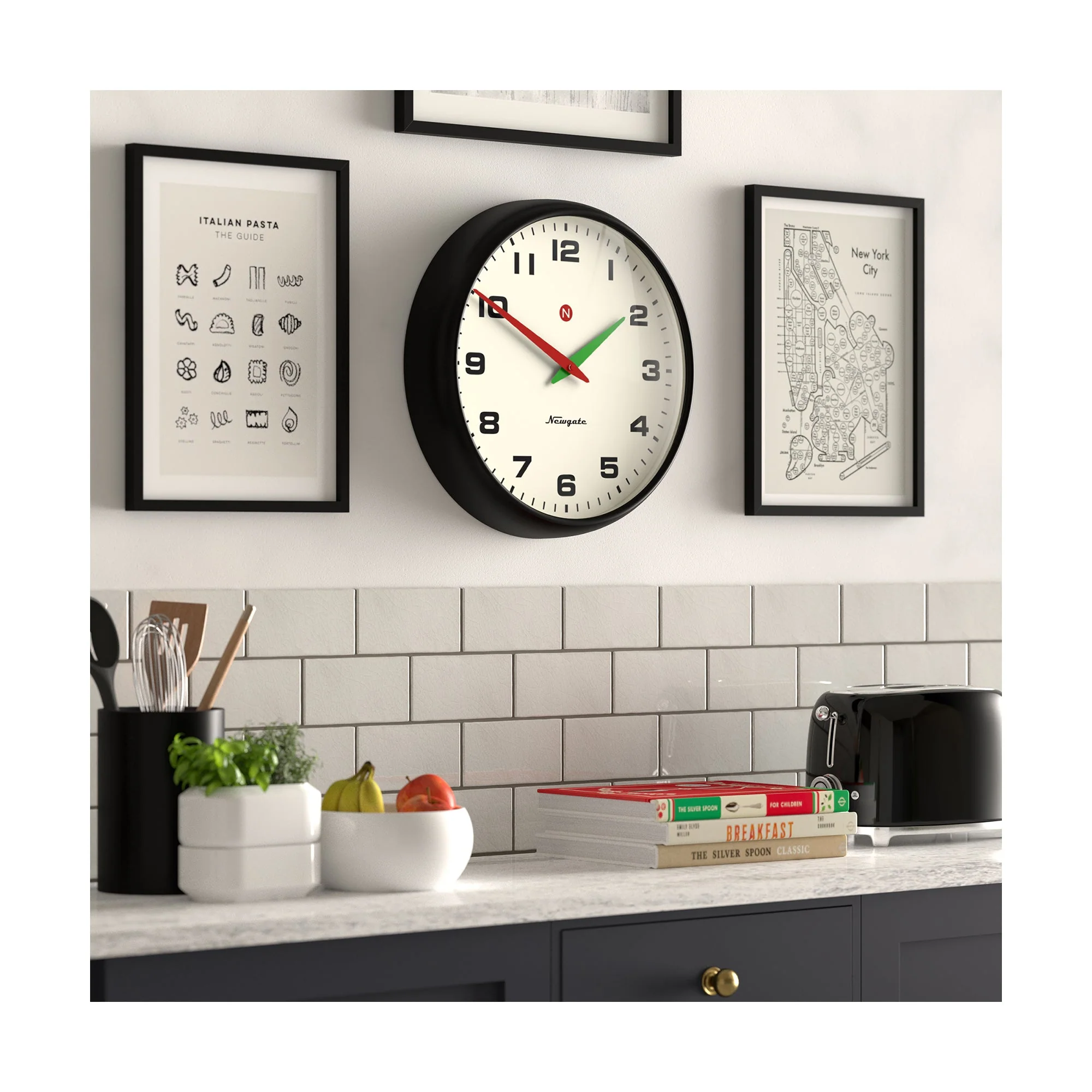 Newgate Superstore Wall Clock in Black - Image 4
