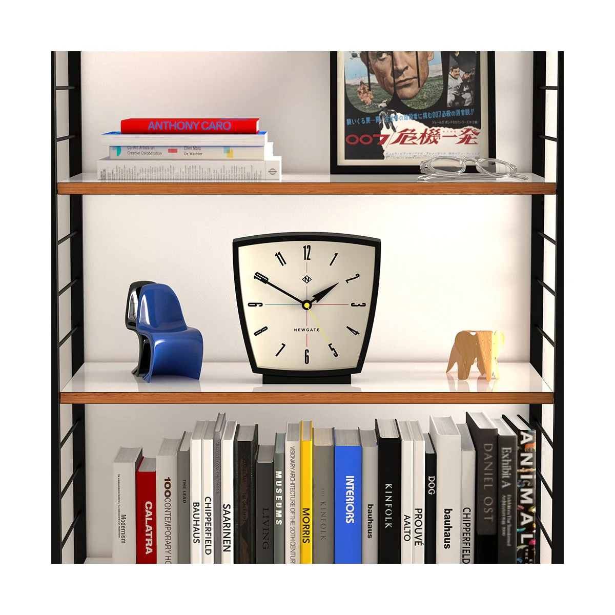 Newgate Odyssey Mantel Mantel Clock in Black - Image 3