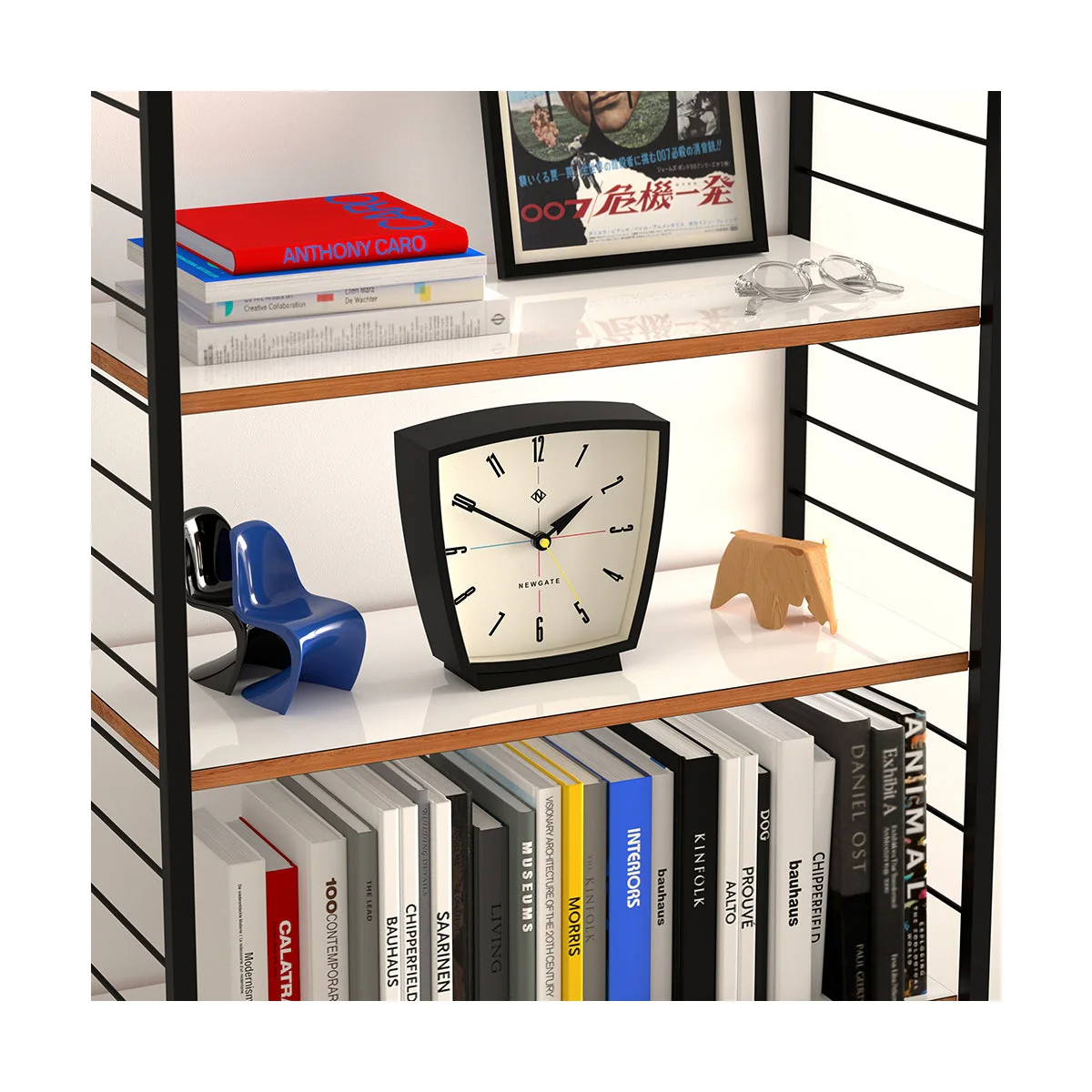 Newgate Odyssey Mantel Mantel Clock in Black - Image 4