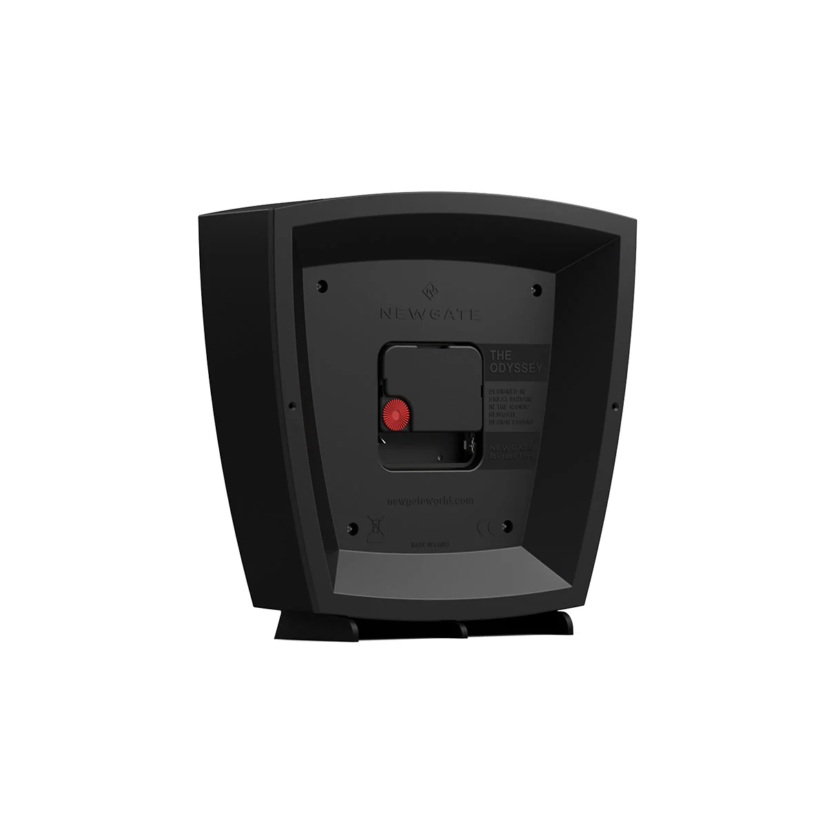Newgate Odyssey Mantel Mantel Clock in Black - Image 5