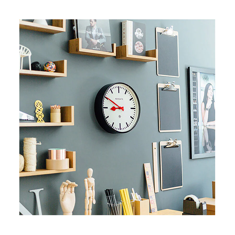 Newgate Luggage Wall Clock in Black - Image 3
