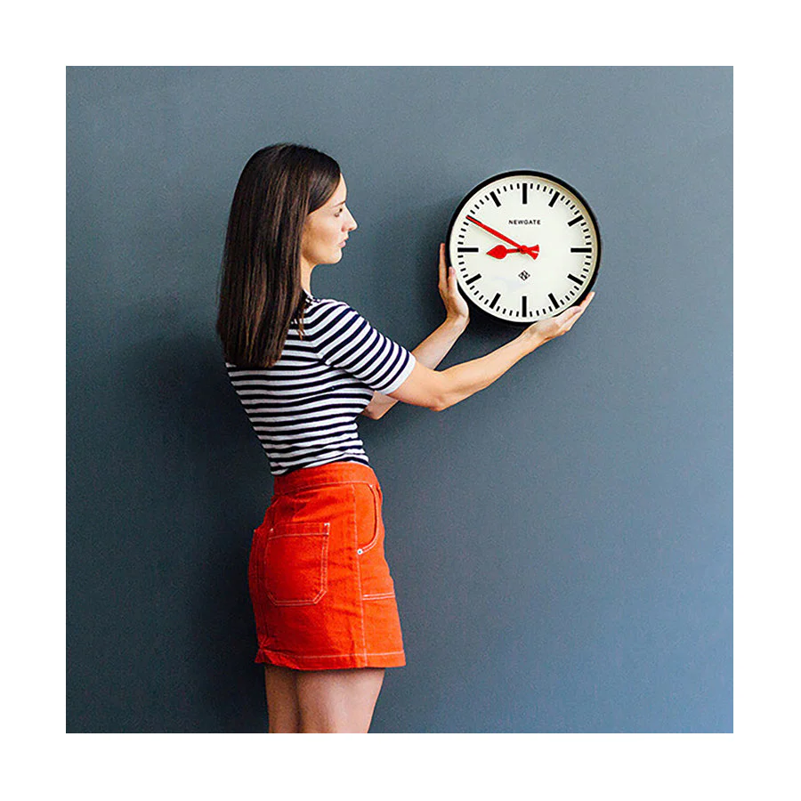 Newgate Luggage Wall Clock in Black - Image 4