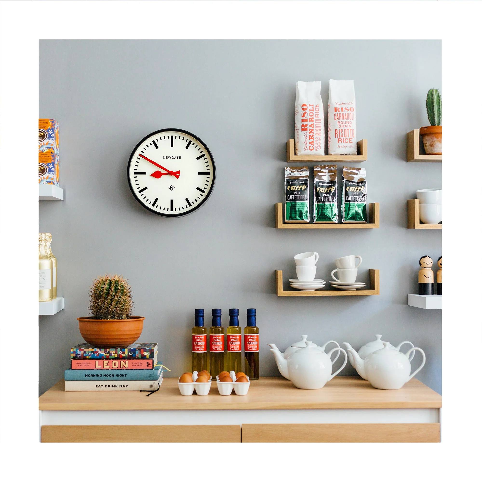 Newgate Luggage Wall Clock in Black - Image 5