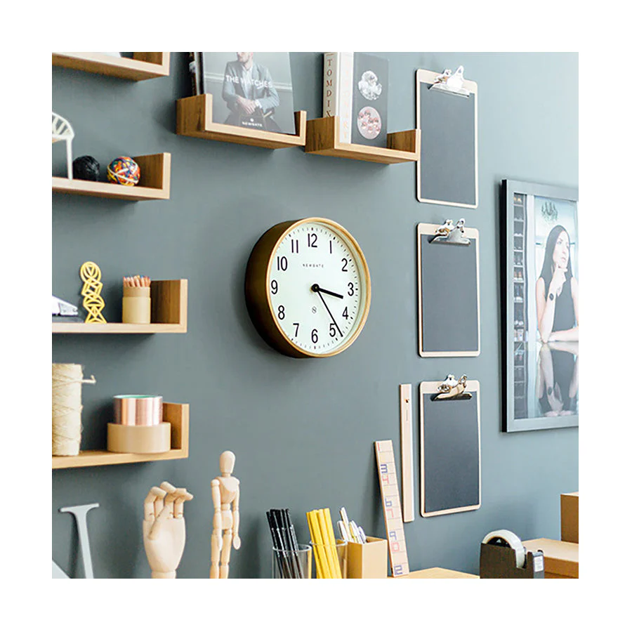 Newgate Master Edwards Wall Clock in Brass - Image 3