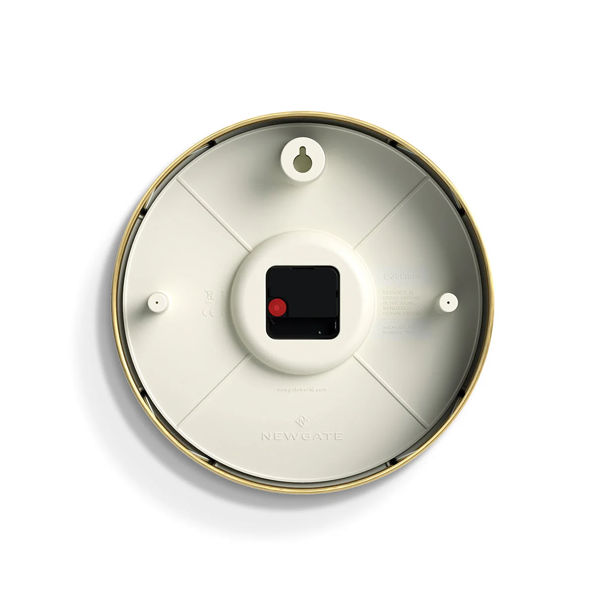 Newgate Master Edwards Wall Clock in Brass - Image 6