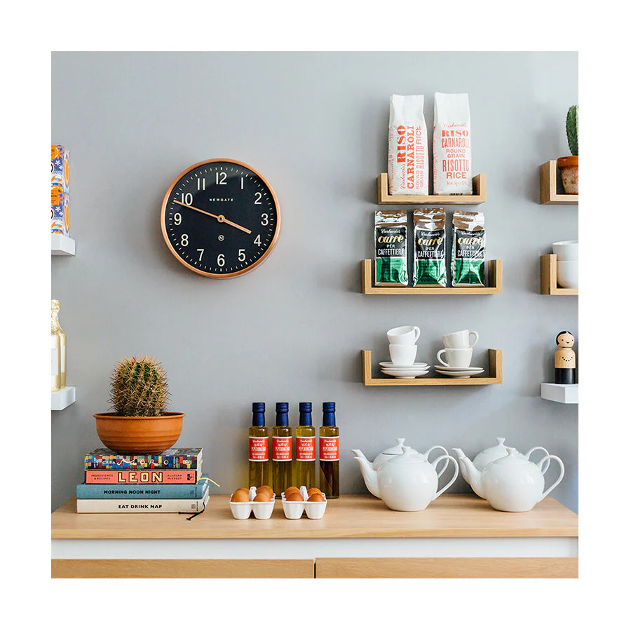 Newgate Master Edwards Wall Clock in Copper and Blue - Image 3