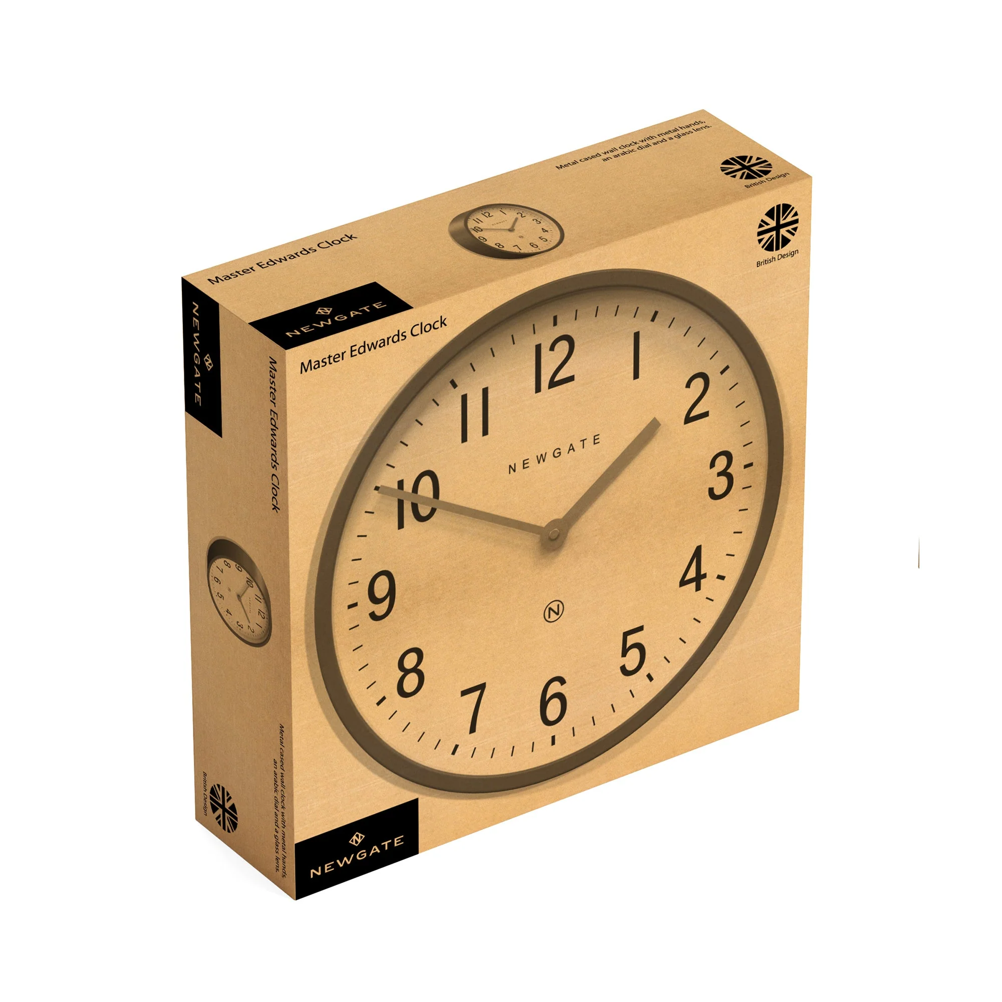 Newgate Master Edwards Wall Clock in Copper and Blue - Image 7