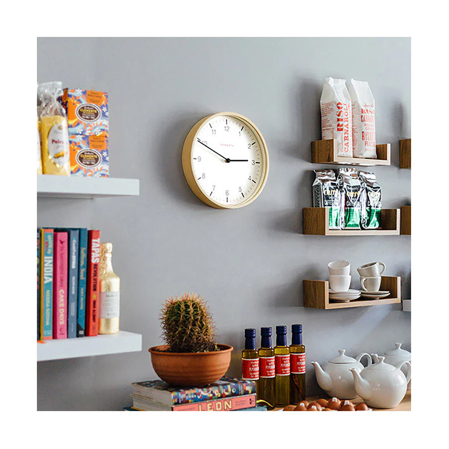 Newgate Mr Clarke Arabic Wall Clock in Light Wood - Image 5