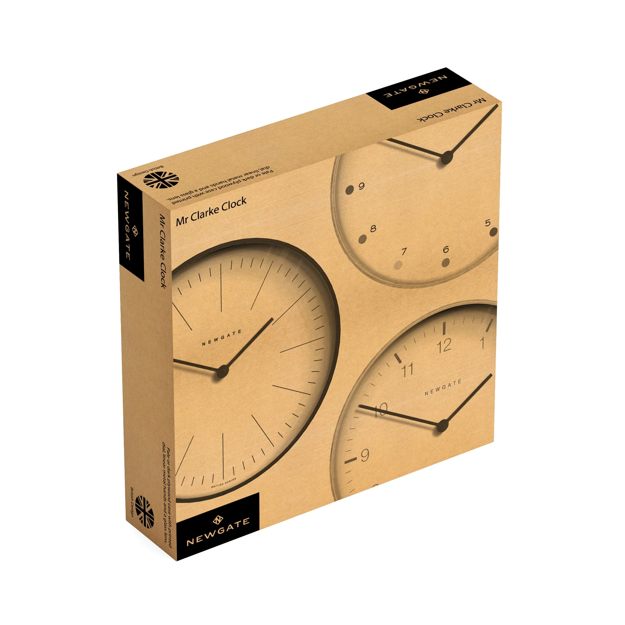 Newgate Mr Clarke Arabic Wall Clock in Light Wood - Image 6